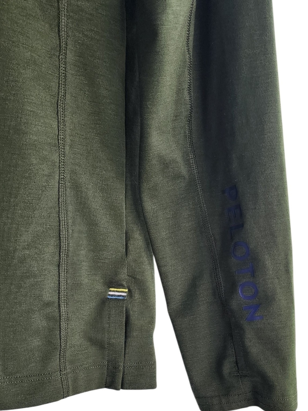 Peloton Olive Green Quarter-Zip Performance Top - Picture 6 of 12